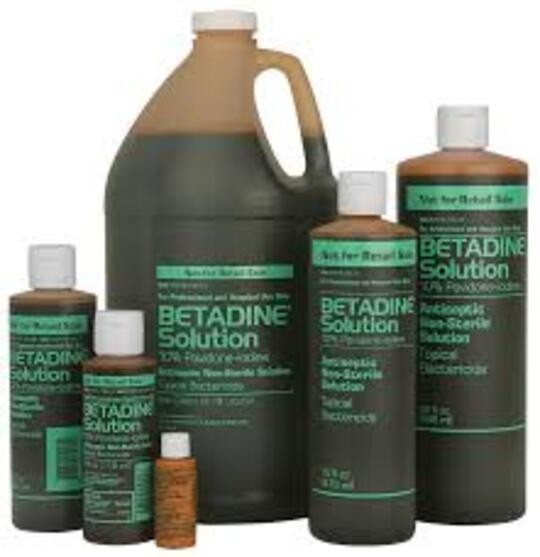 3 Box Betadine 10% Solution 100ml