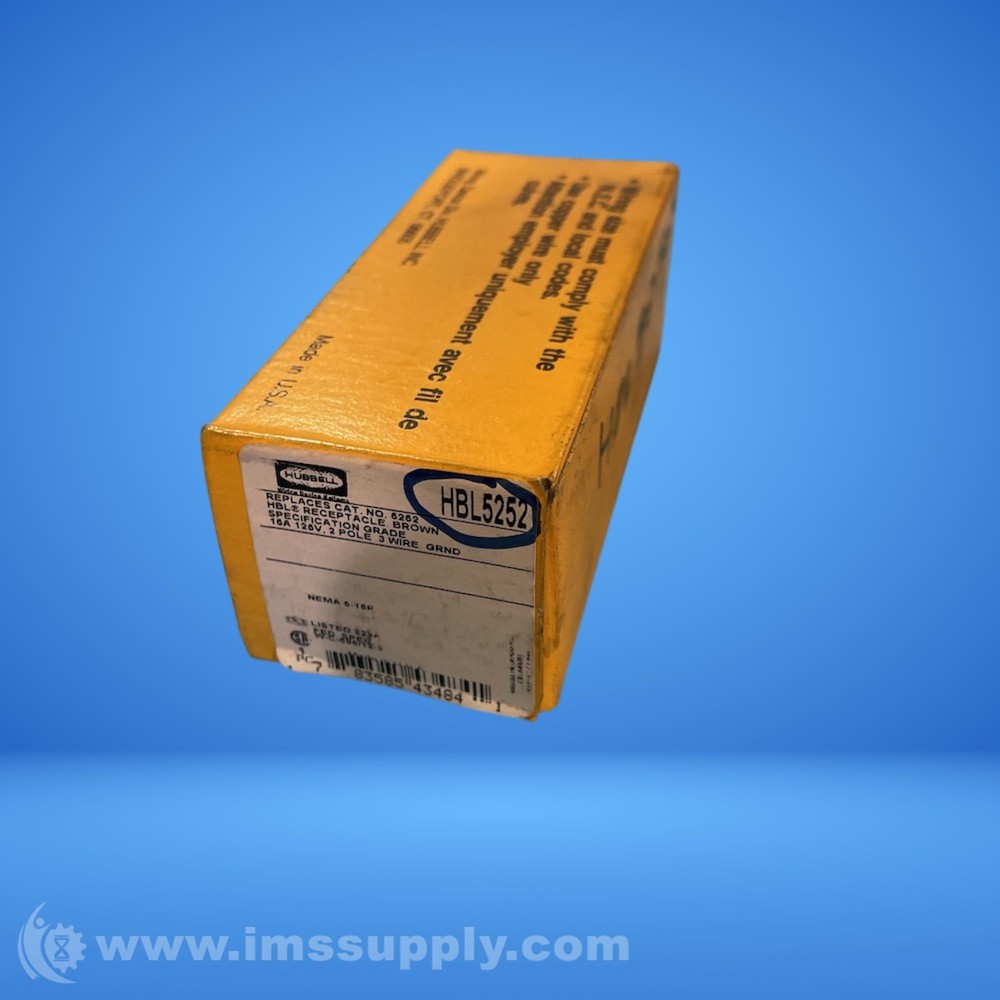 Hubbell HBL5252 Duplex Receptacle FNOB