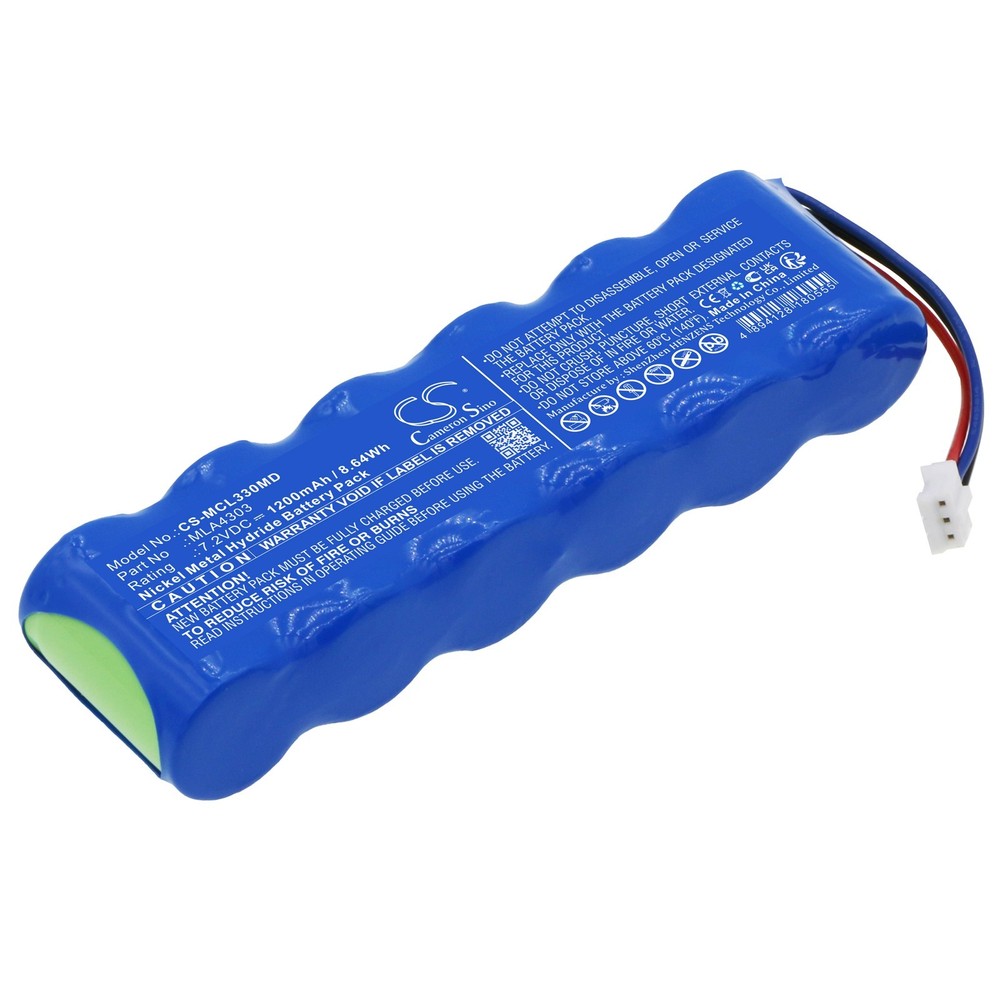BATTERIE 1200mAh MLA4303 ML2000 For Microlab 3300 Pulmonary Function Tester