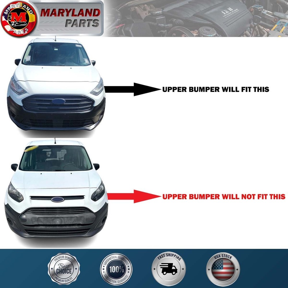 For 2019-2023 Ford Transit Connect Front Bumper Kit
