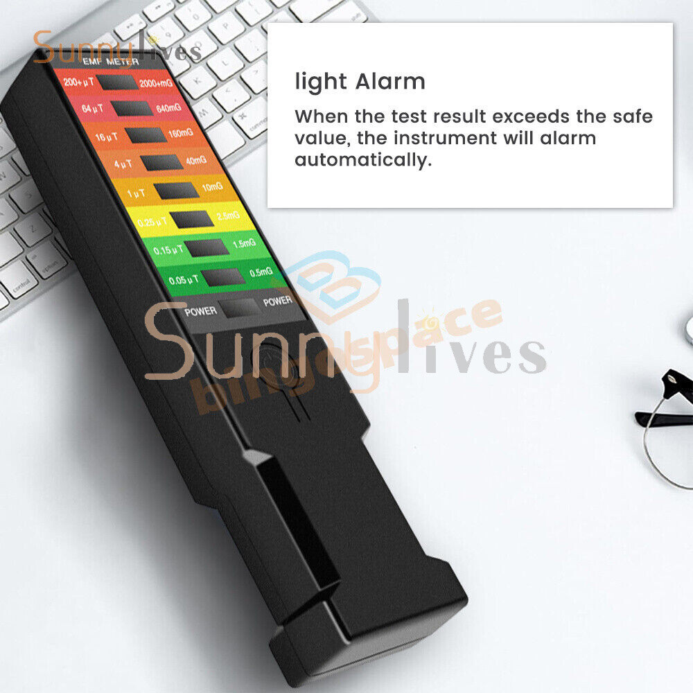 Electromagnetic Field Tester Digital Sensor Reader EMF Meter Radiation Detector