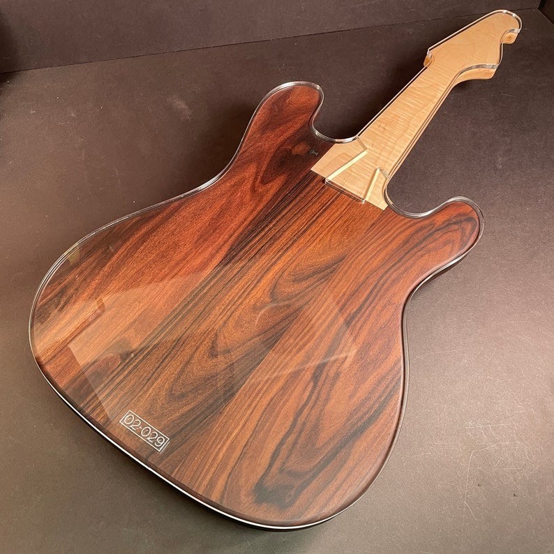 Guitar Serving Board Router Template (Clear Acrylic)