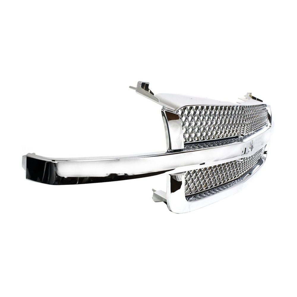 Grille All Chrome for Chevy Silverado Pickup 1500 2500 3500 Avalanche