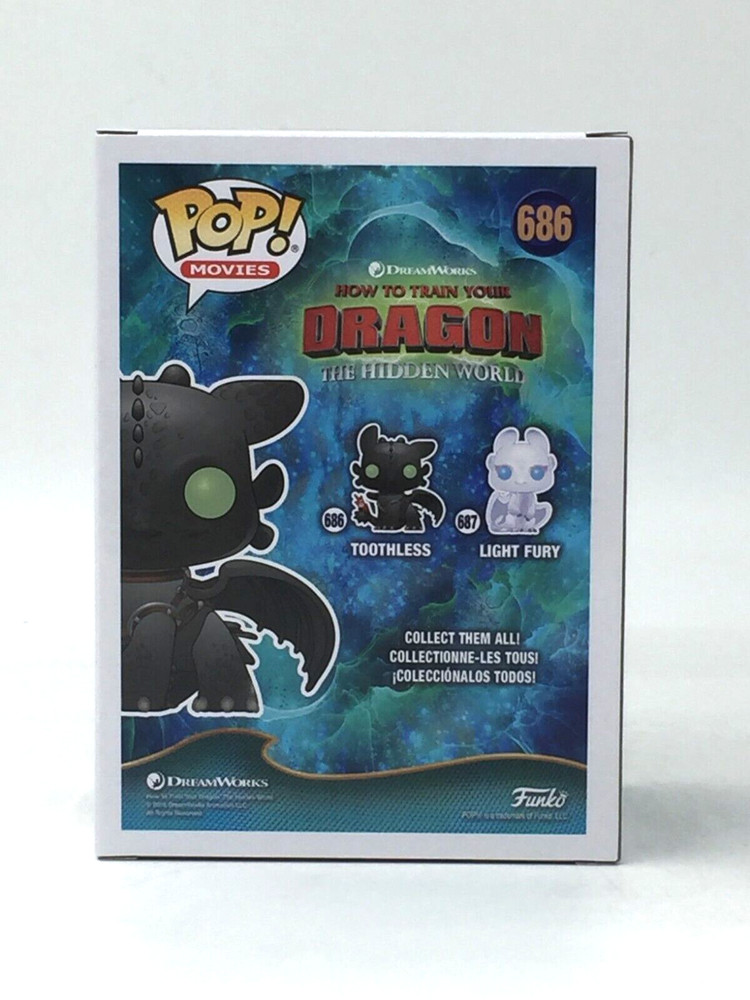 Funko POP! How to train your Dragon Toothless #686 with POP Protector