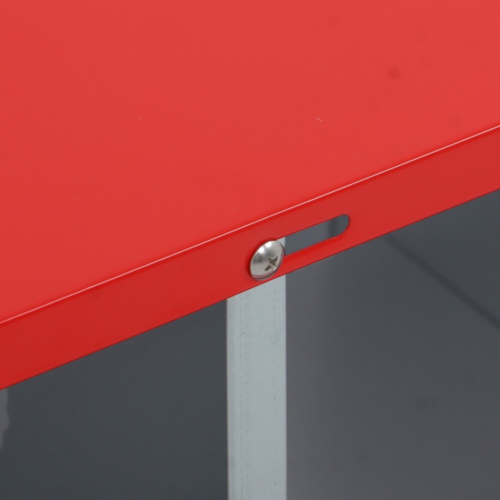 Heavy Nesting Box Chicken Nesting Box 6 Room Metal Nesting Red 6 Compartment