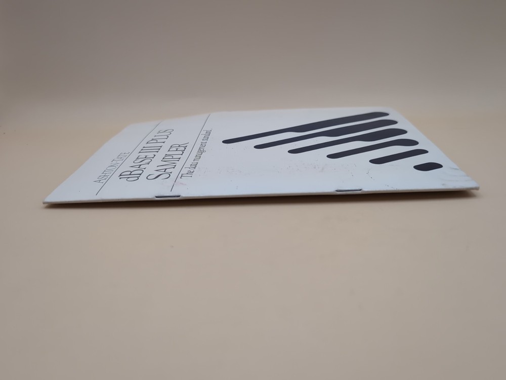 dBASE III Plus Sampler Ashton-Tate Vintage Software 3 Discs DOS Database