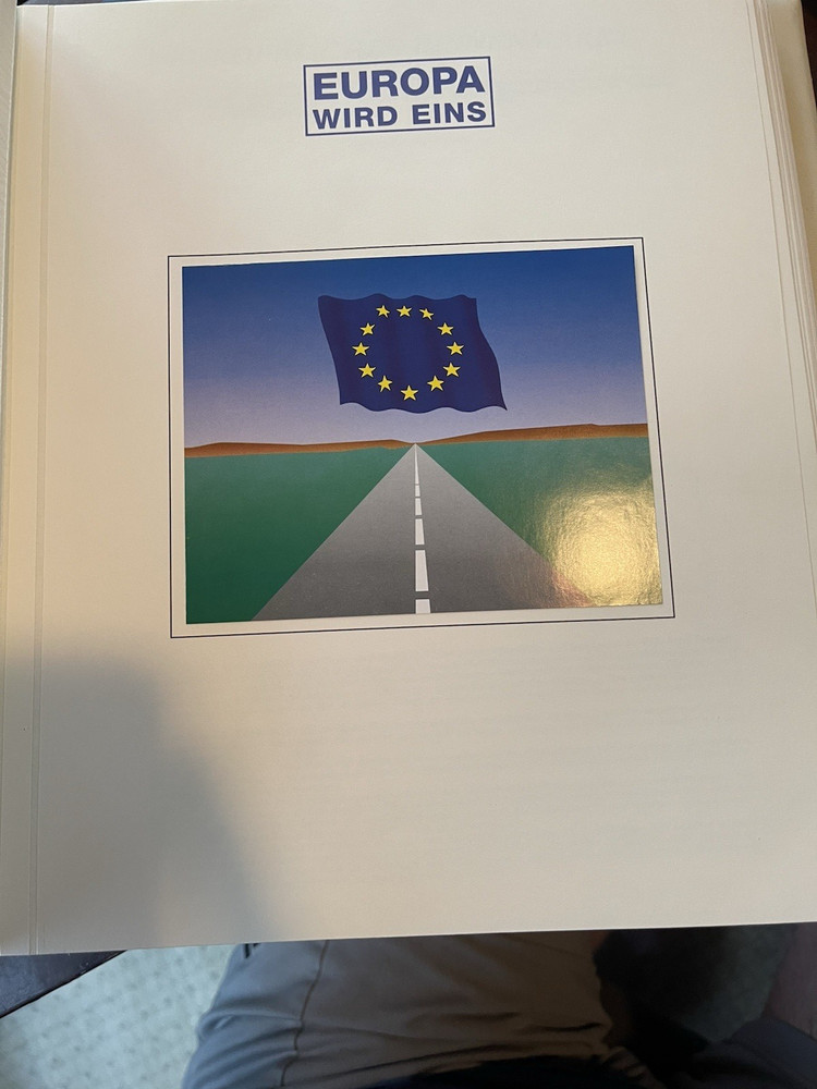 Stamp Album Europa Briefmarken Hingeless 93-95 Sieger-Verlag w/ stamps + sheets