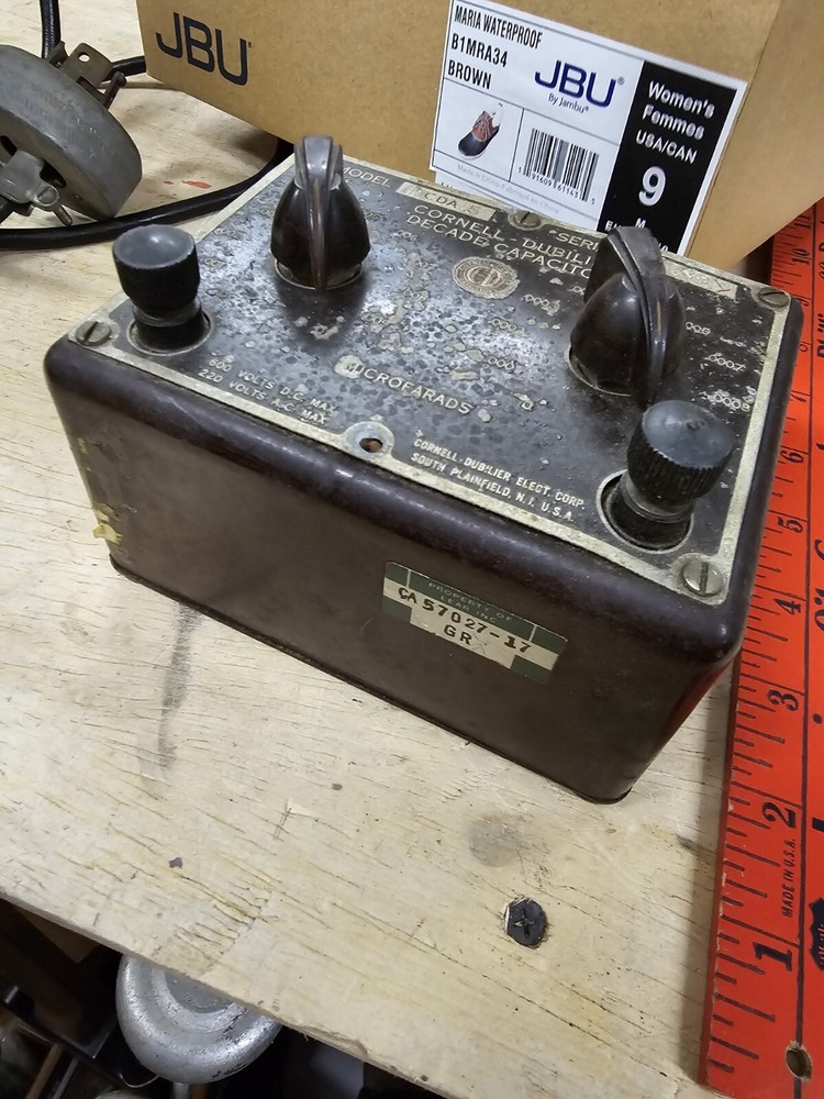 Vintage Cornell-Dubilier Decade Capacitor Model CDA 5