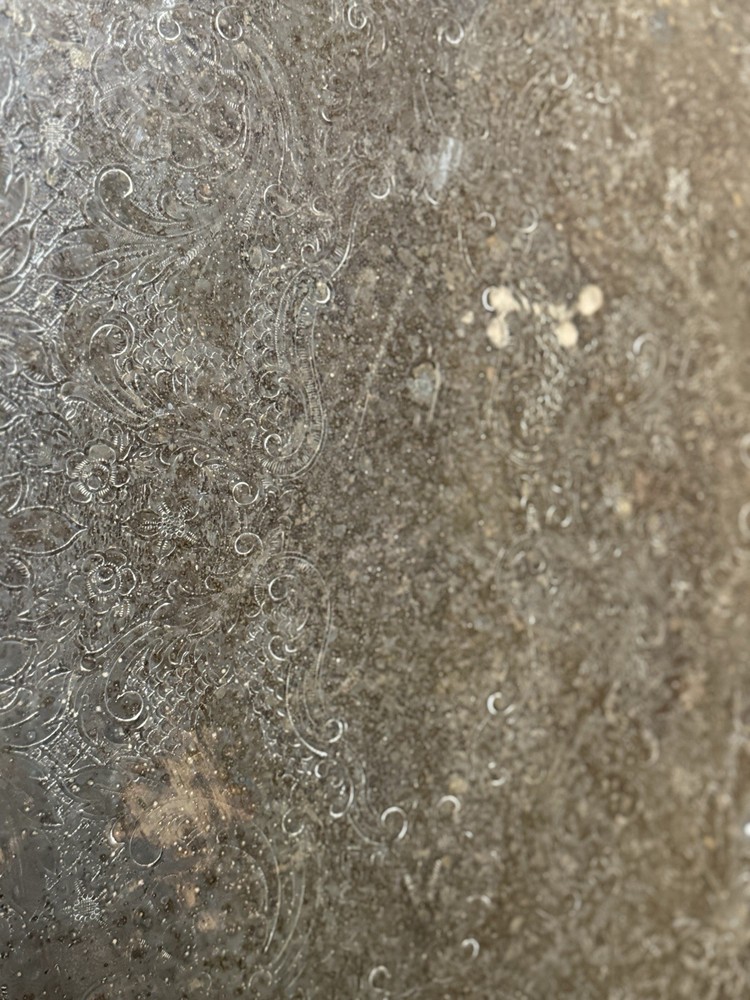 Antique EPNS Silverplate Footed Tray 28.75” Venetian Scroll Pattern