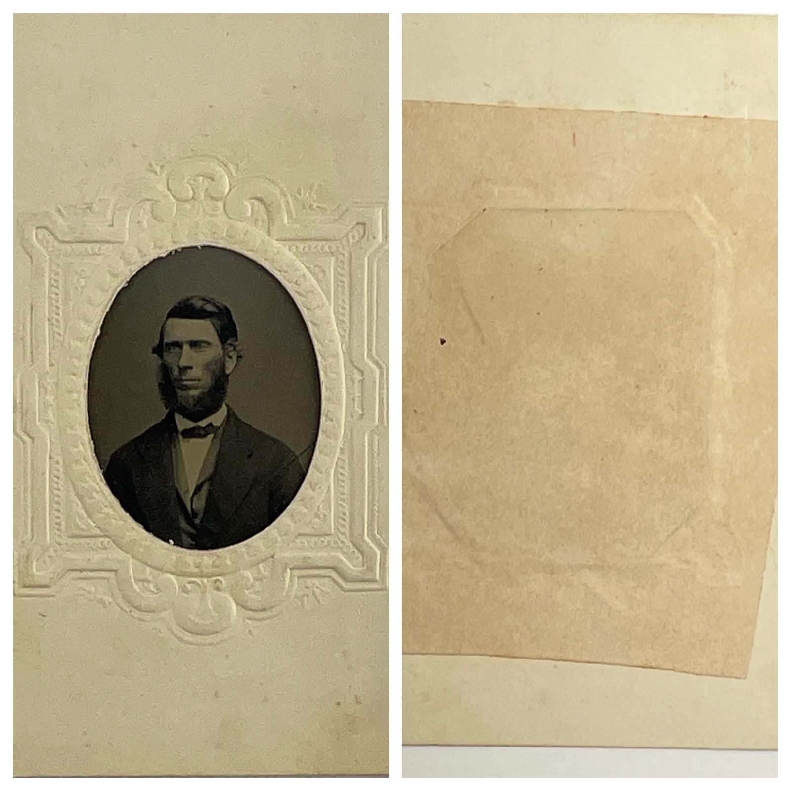 7 Antique Tintype Photographs Civil War Era Portrait Lot Baby Vermont Studio