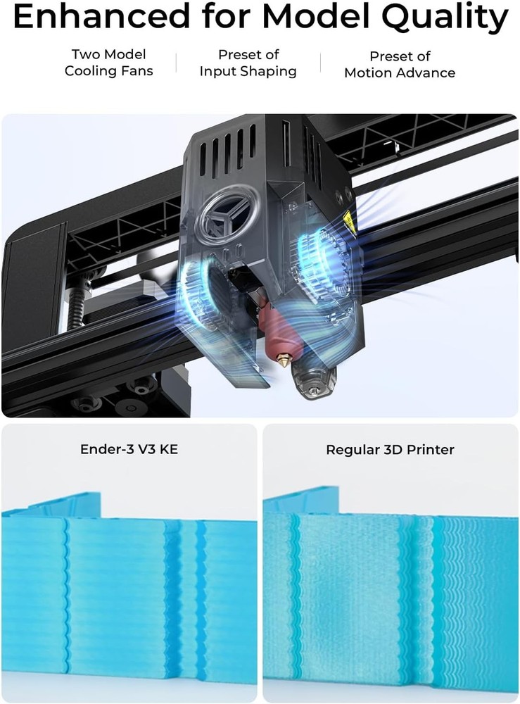 Creality Ender 3 V3 KE 3D Printer 500mm/s