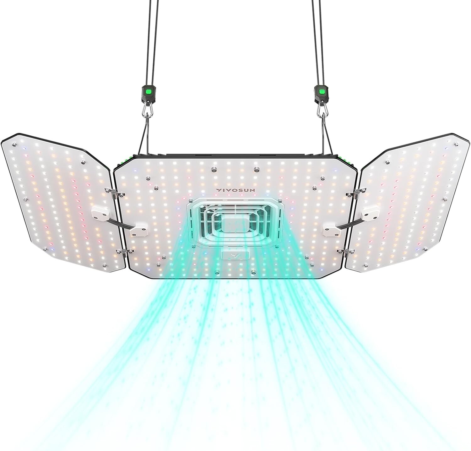 VIVOSUN AeroLight Wing AW200,LED Grow Light 200W,w/ Integrated Circulation Fan
