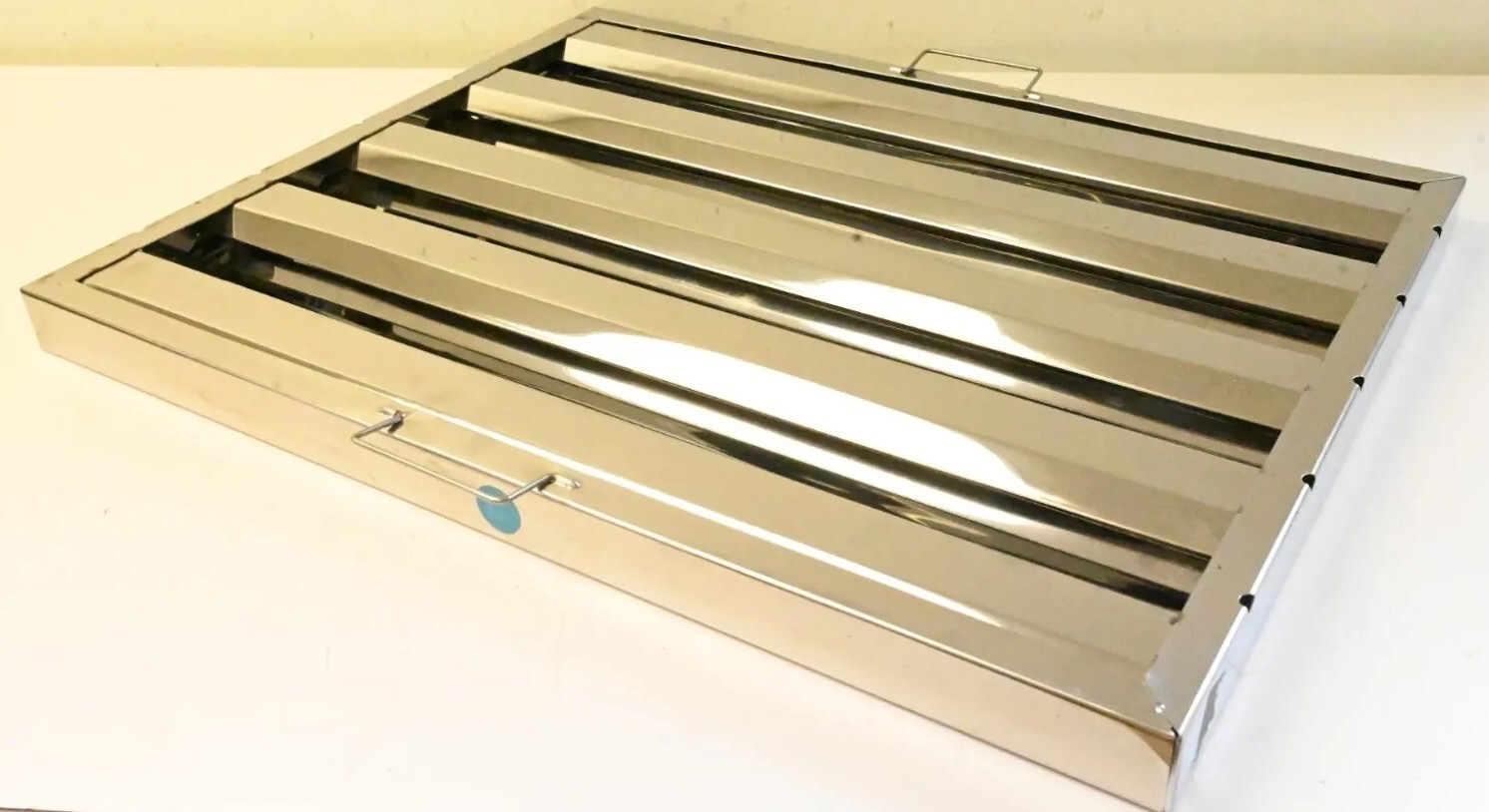 Serv-Ware 25x20x2 Stainless Steel Hood Grease Commercial Exhaust Filter Baffle