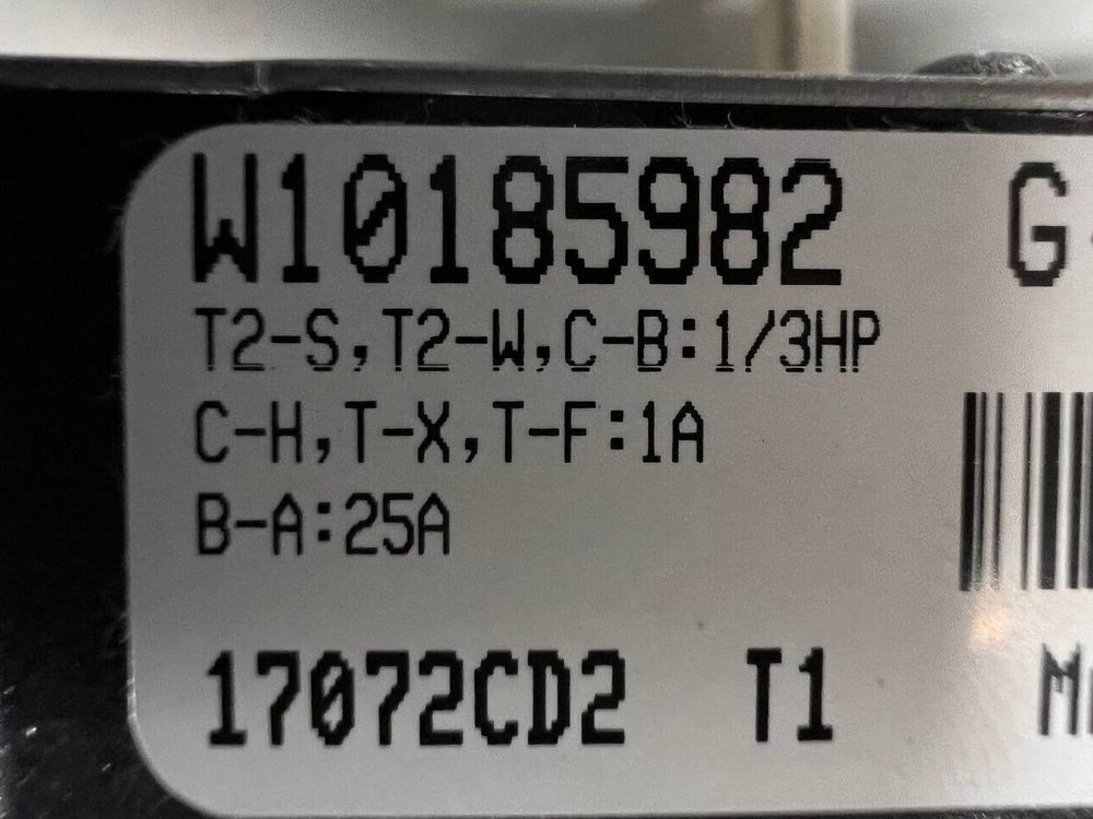 Genuine OEM GE Dryer Timer W10185982