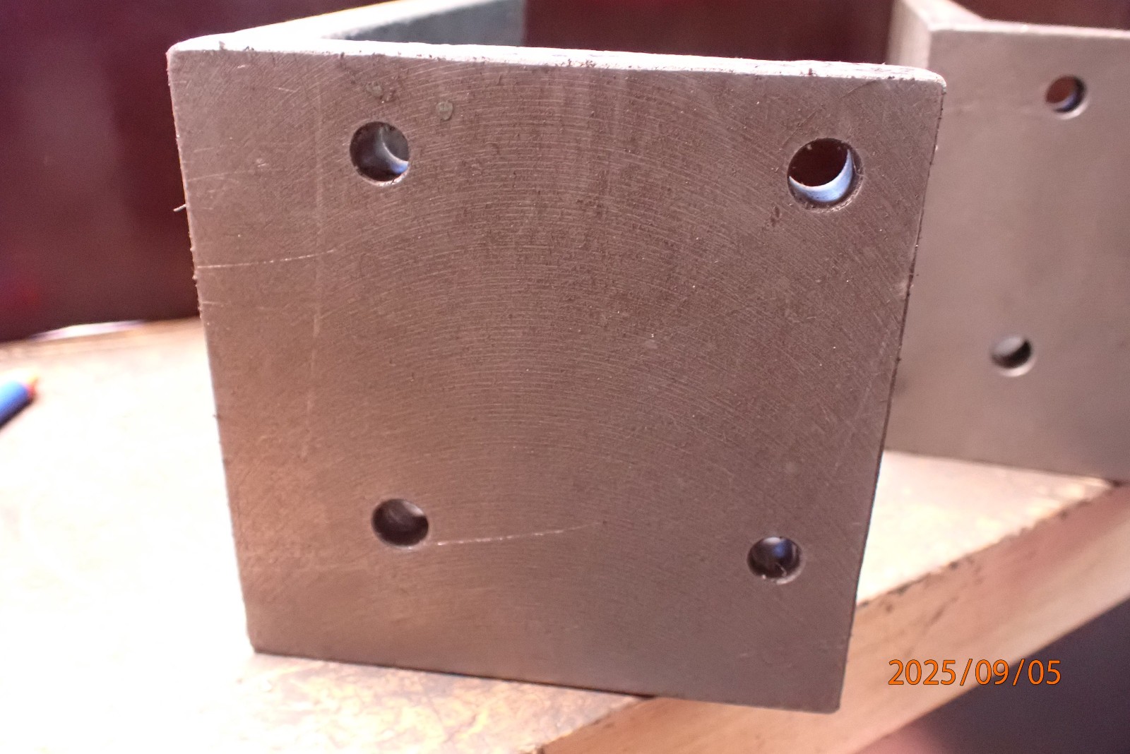 LOT X5; CAST IRON EQ BASE CORNER ANGLE PLATES MACHINIST JIG FIXTURE CMM TOOLING