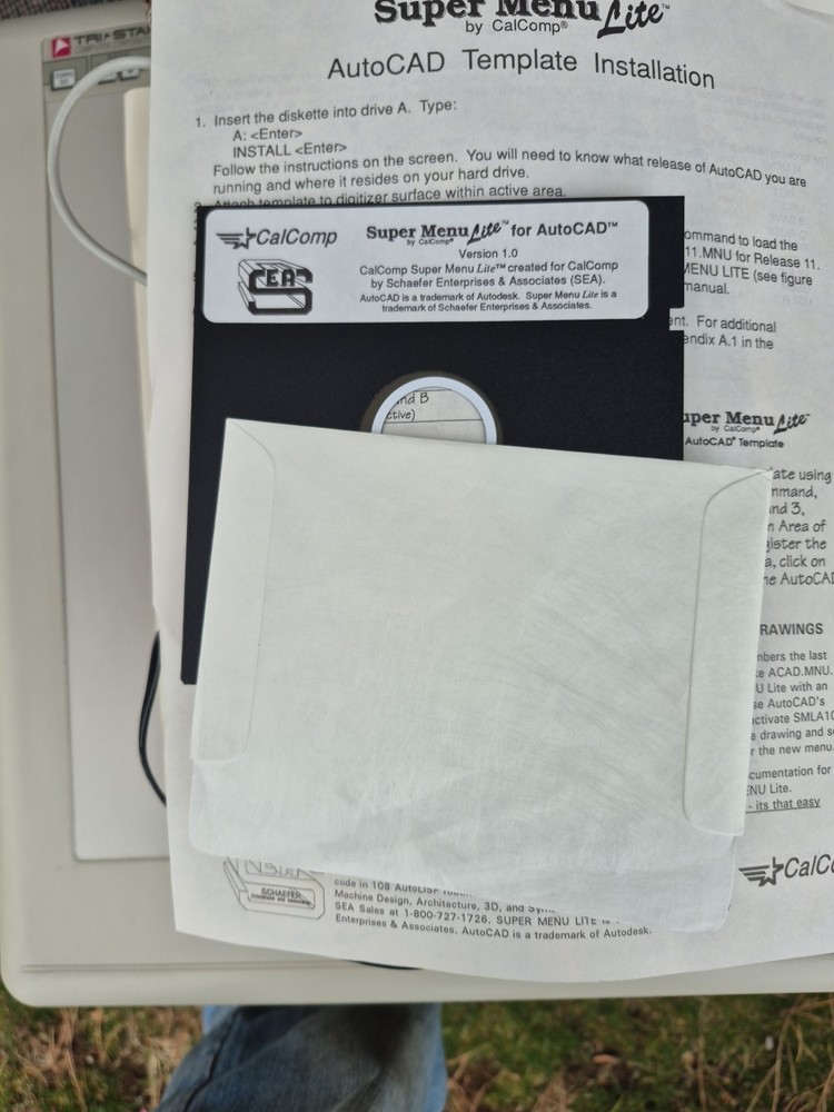 Tri-Star Computer Corp Digi-Tab II Digitizing Tablet (CalComp Model 33120)