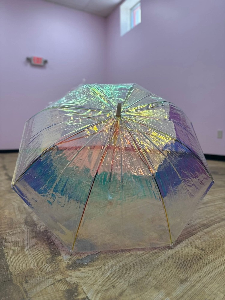 Iridescent Stick Umbrella ByShedRain