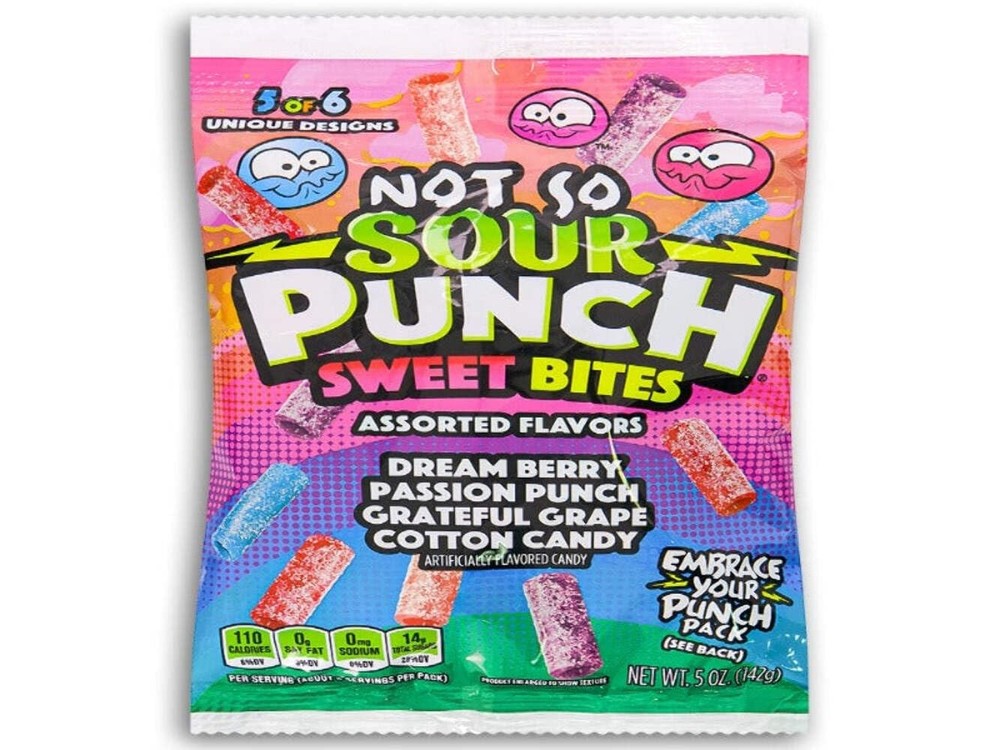 Sour Punch Not So Sour Bites 5oz Bag