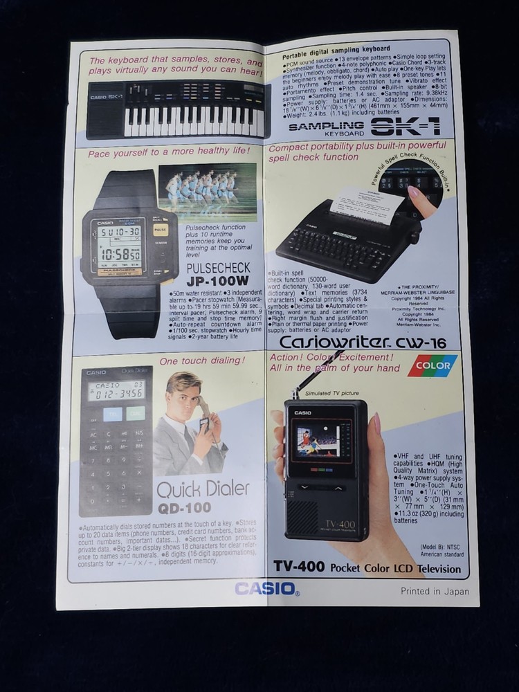 CASIO POCKET COMPUTER FX-820P Collectors Set! Restored And Fully Functional!