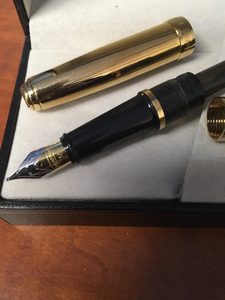 Sheaffer Prelude 22K Gold Plate “M” Nib Fountain Pen