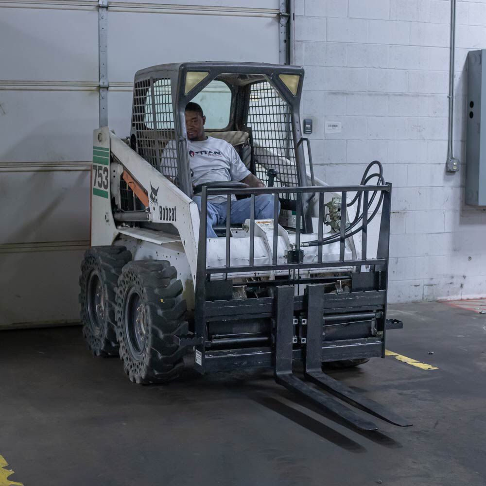 Titan Attachments Standard Series Adjustable Hydraulic Sliding SS Fork Frame