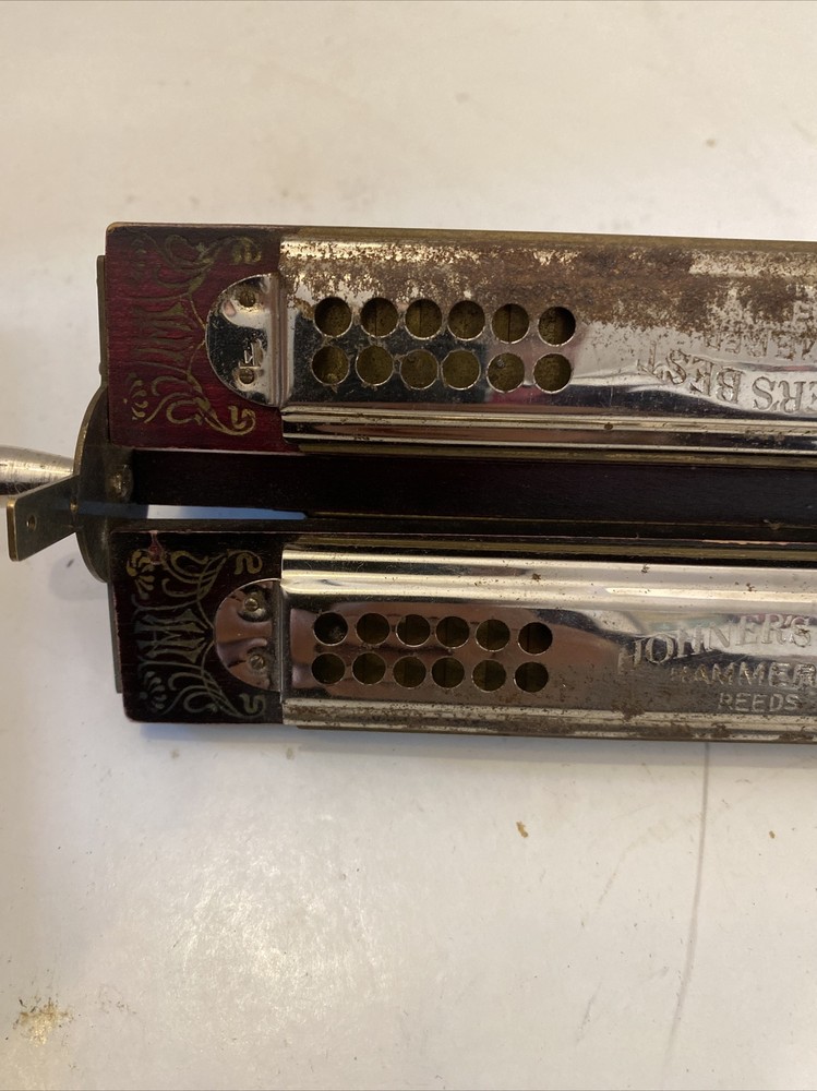 Hohner Paddle Wheel 4-In-1 Harmonica / Harp CFG *Rare* Missing D