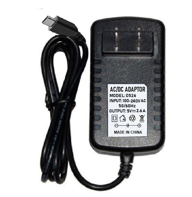 5V 2.6A 13W AC/DC Adapter Universal Replacement USB Type-C Charger Power Cable