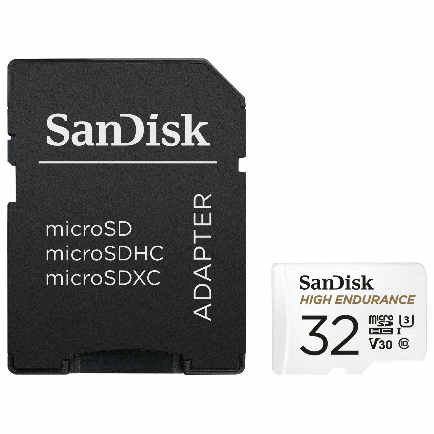 SanDisk Max Endurance Micro SD Memory Cards Security Cams Dash Cams & Cameras