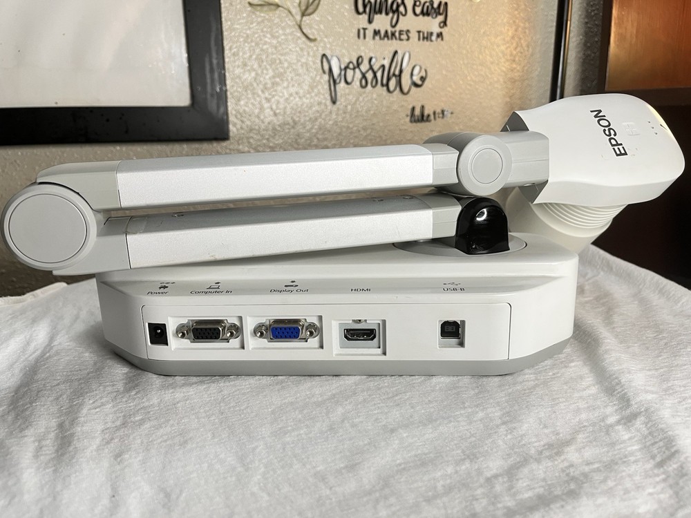 Epson ELPDC21 / DC-21 Document Camera ~ HDMI / HD 1080p ~ Carrying Case