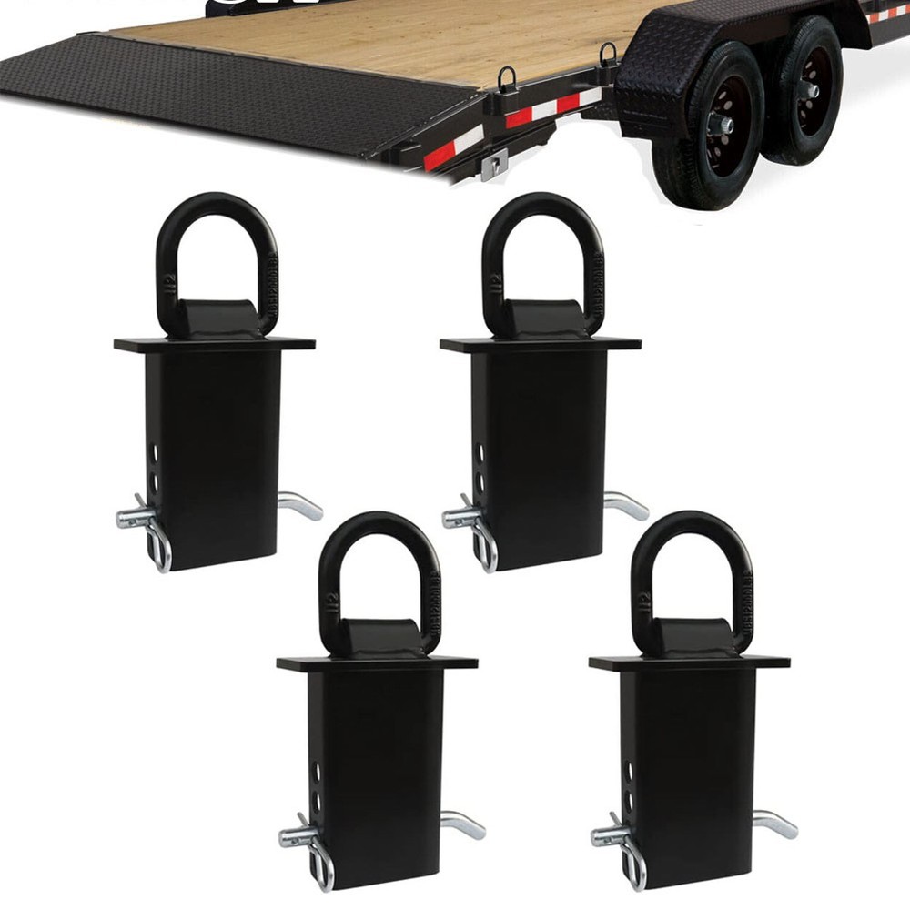 Stake Pocket D-Ring Tie Downs Utility for Flatbed Trucks and Trailer – 6 Pack US