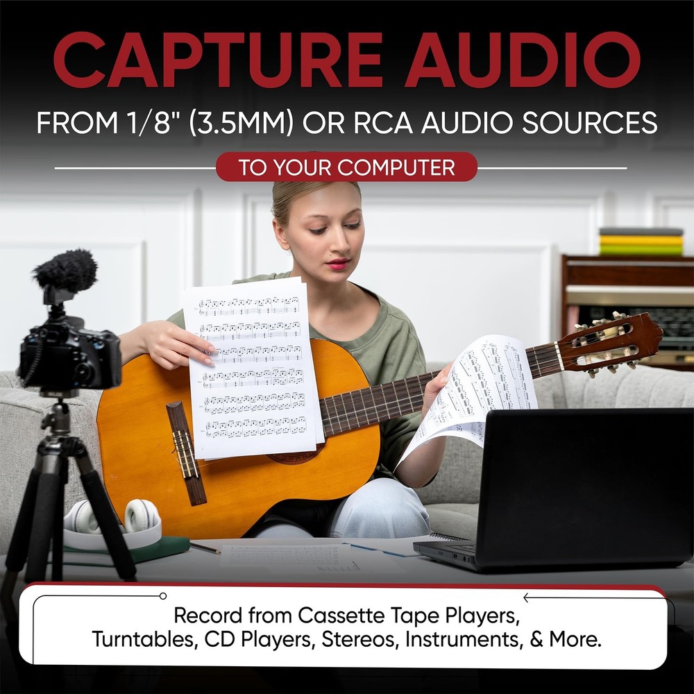 ClearClick Audio to USB 2.0 - Second Generation - Audio Capture & Live Stream...