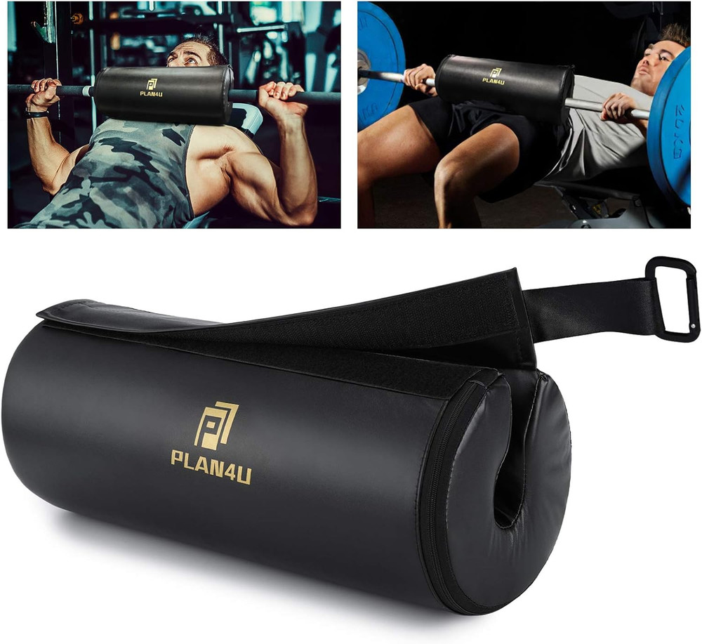 Upgraded Barbell Pad for Hip Thrust & Bench Press Weightlifting Support