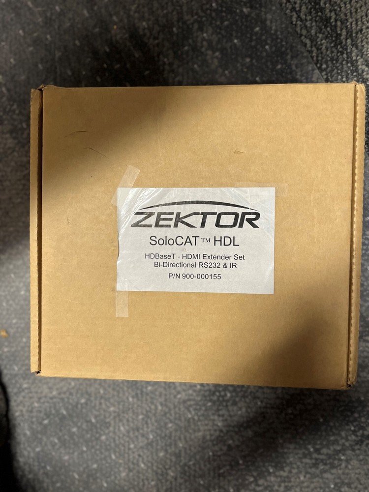 NEW! Zektor SoloCAT HDBaseT-HDMI Extender Set 900-000155