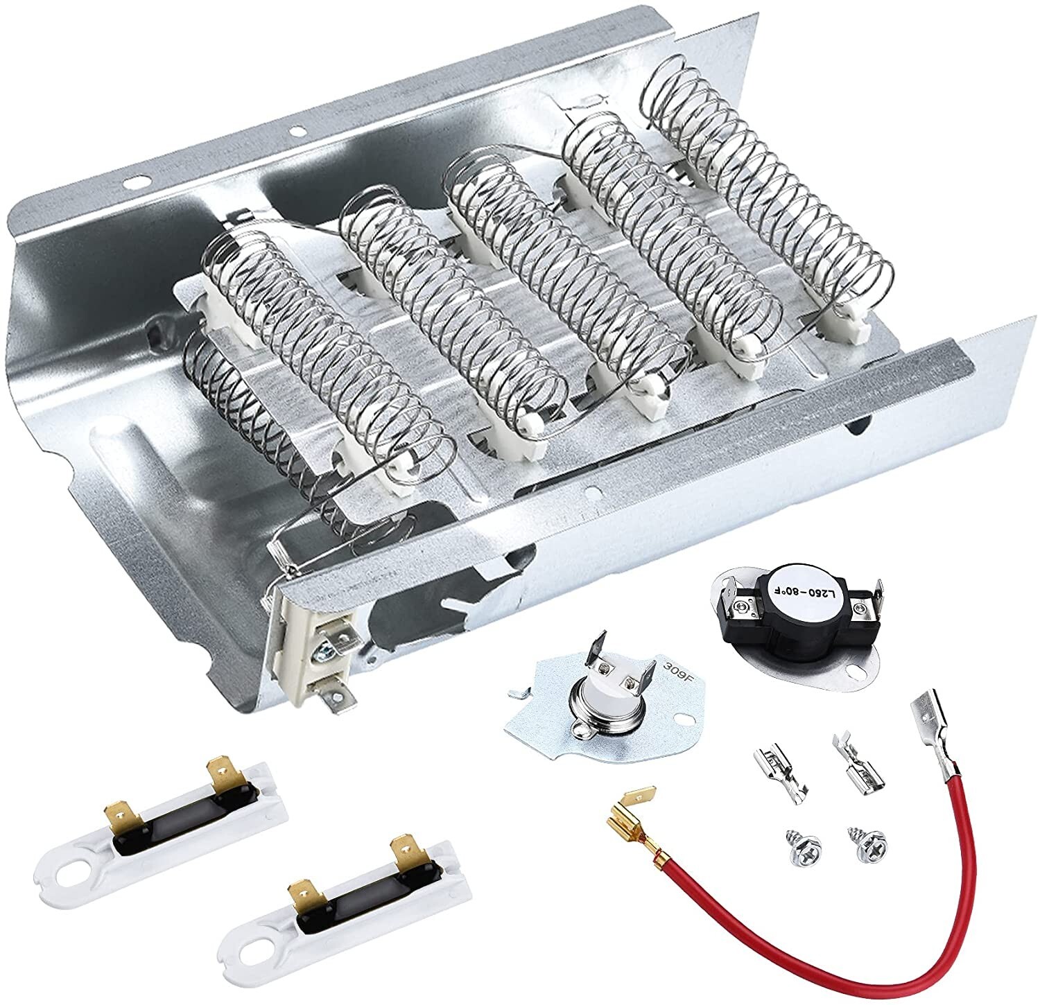 279838 Dryer Heating Element & 279816 & Thermostat 3392519 Dryer Fuse Combo Pack