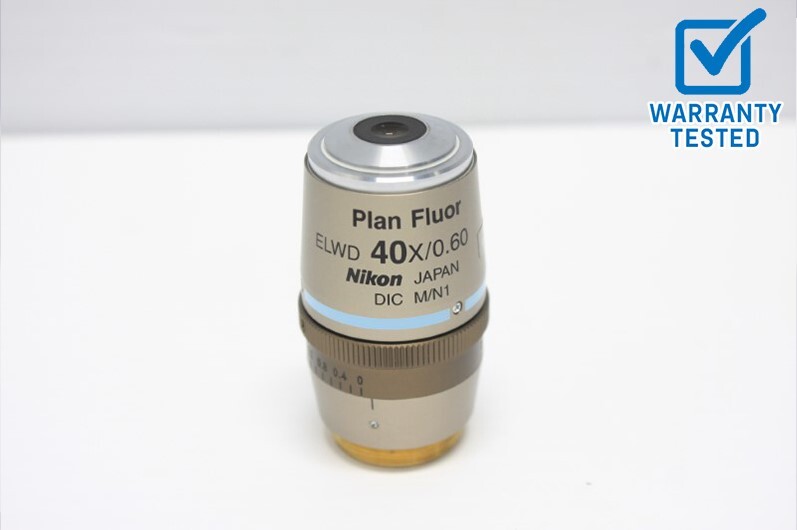Nikon Plan Fluor ELWD 40x/0.60 DIC M/N1 Microscope Objective Unit 19
