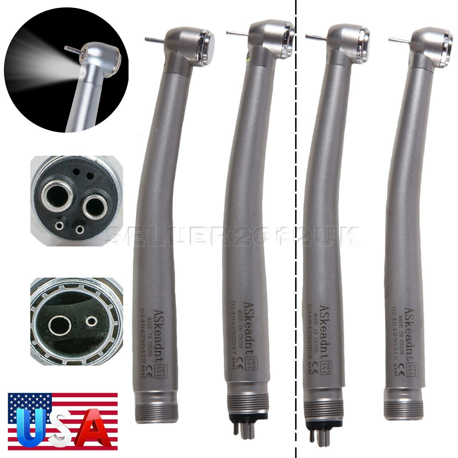 NSK Style Dental Fiber Optic LED E-generator/ High Speed Handpiece 2HOLE/4HOLE