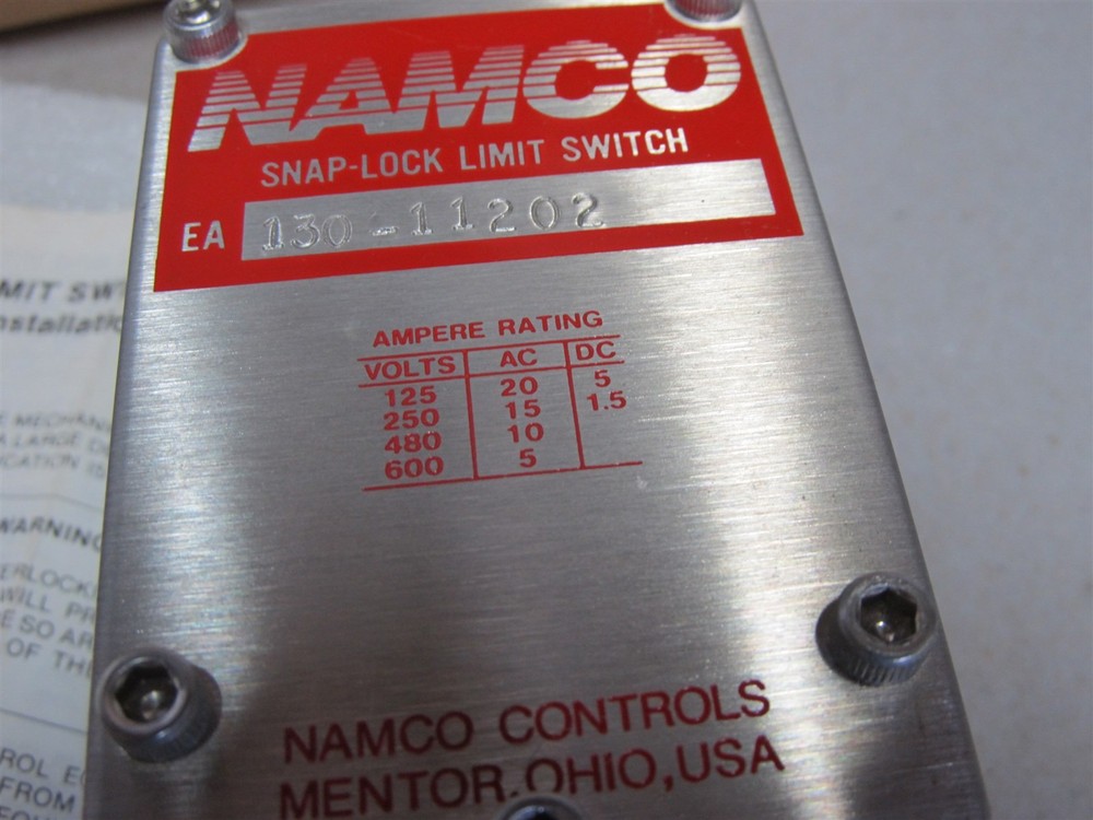 Namco EA130-11202 Snap Lock Limit Switch
