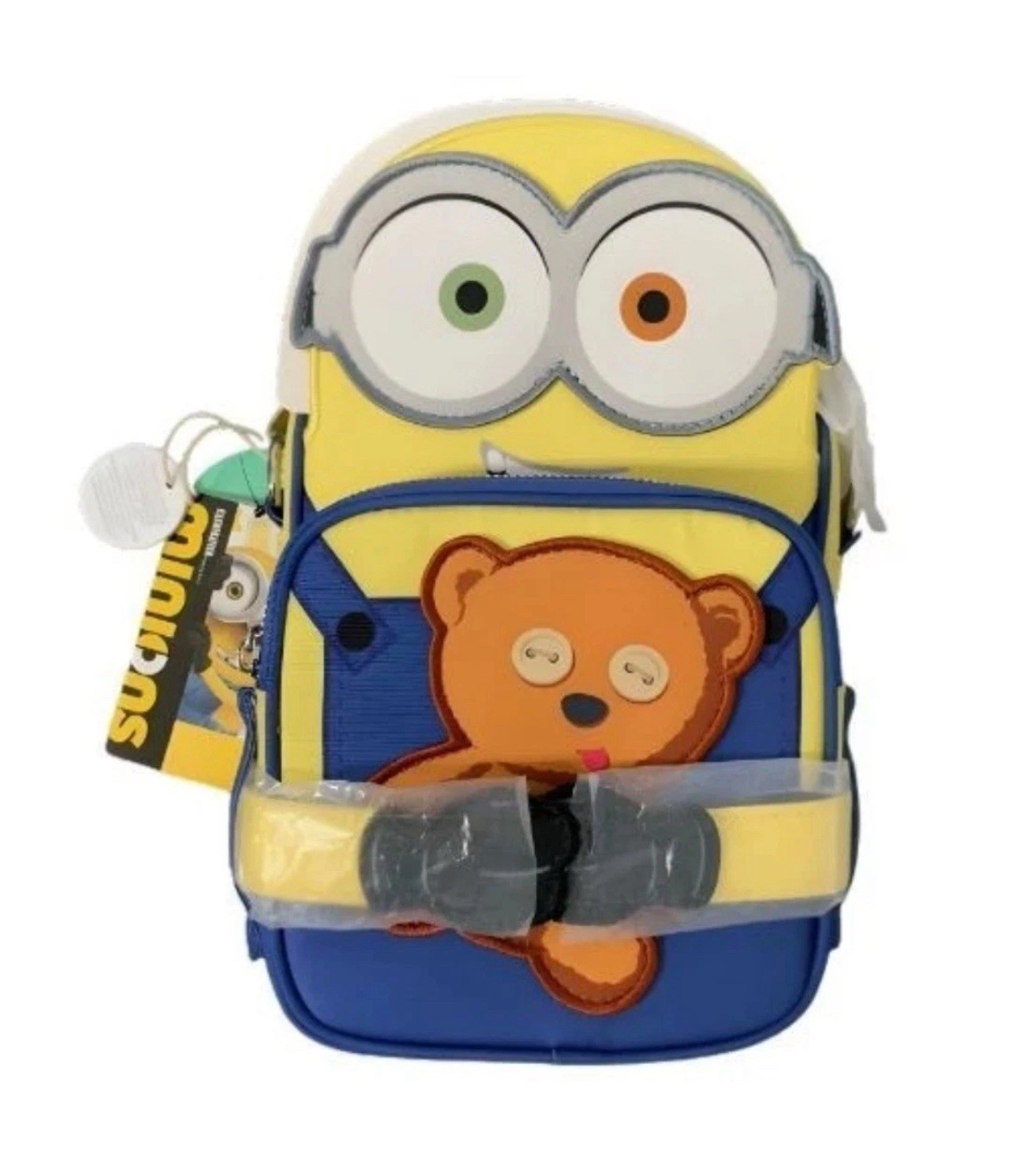 Loungefly AMC Minions Minion Bob Crossbuddies Kids Yellow Backback