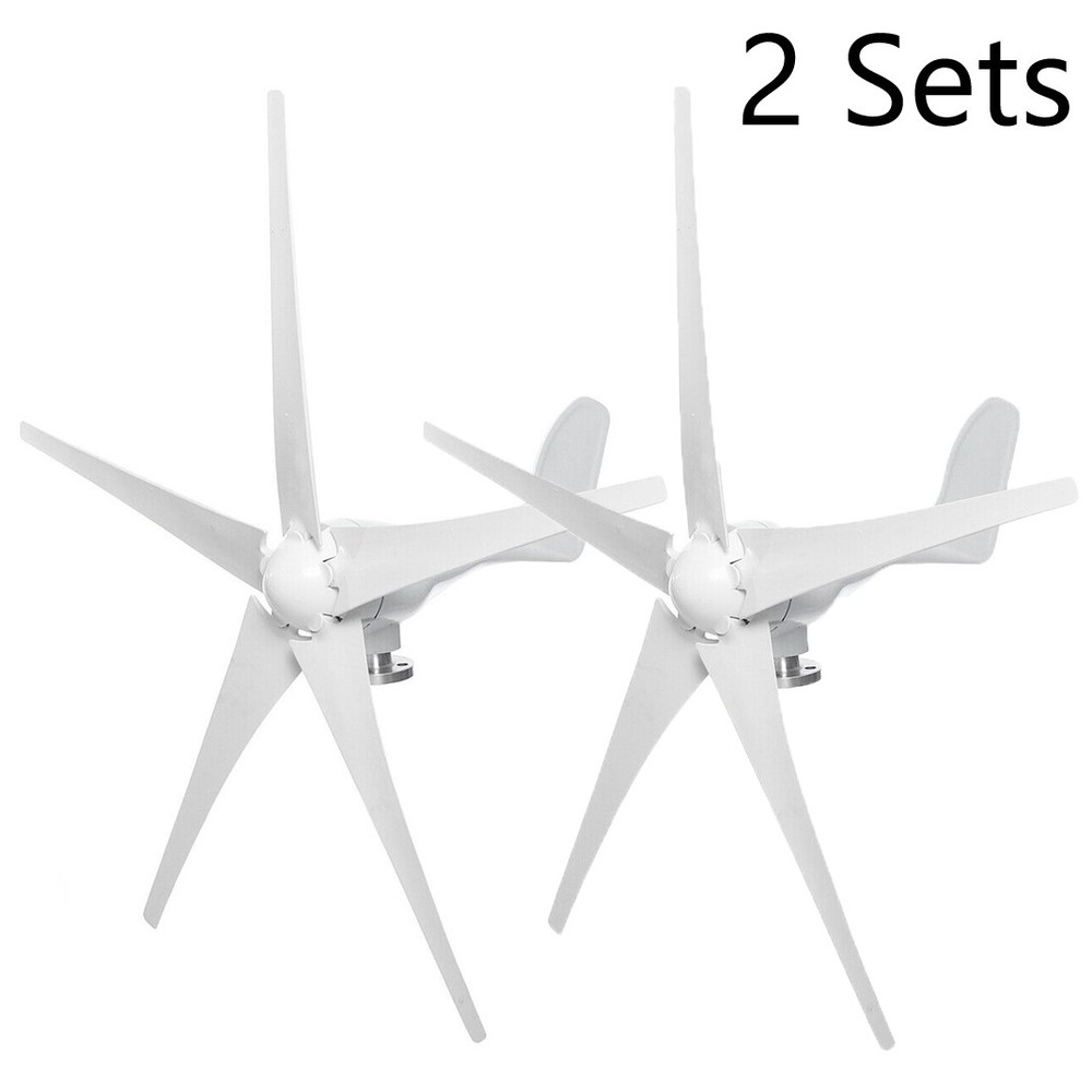 2 Sets Wind Turbines Generator 3000W Max Power W/ Charge Controller Windmill 48V