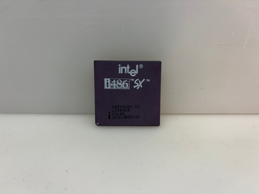 Intel i486SX 33 CPU Free Shipping