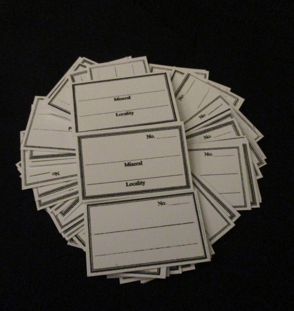 50-Mineral Identification Labels E6280