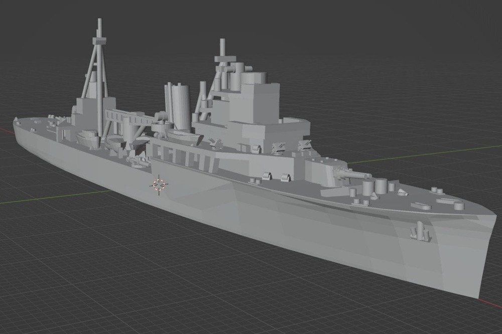 1:1800 IJN Katori class Cruiser