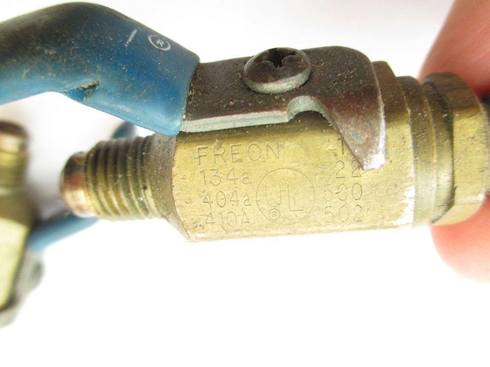 Yellow Jacket 25980 3 pc Set 9" FLEXFLOW™ Adapter Hose with Compact Ball Valves
