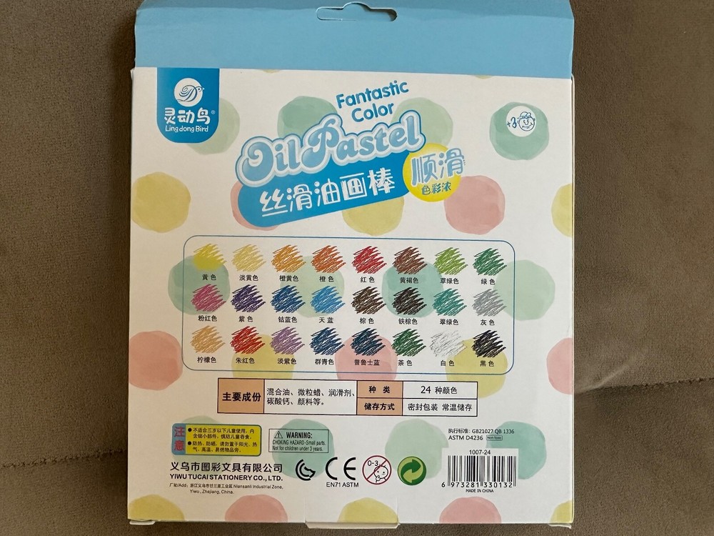 Oil Pastels, 24 Colors