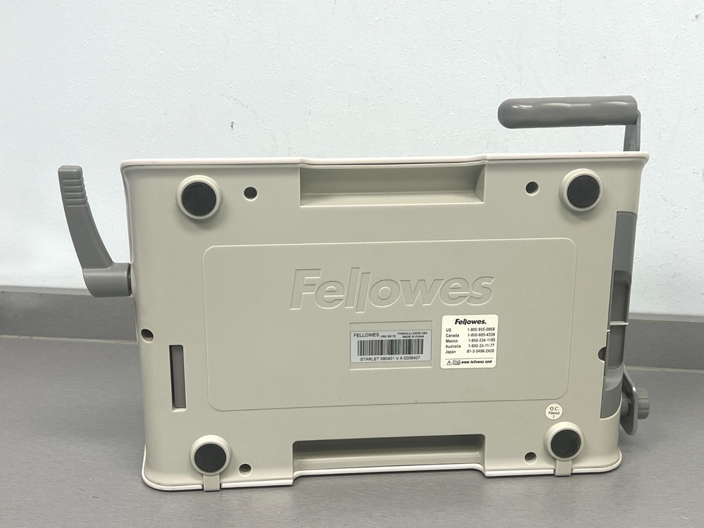 Fellowes Starlet 90 Plastic Comb Home Binding Machine With Binders