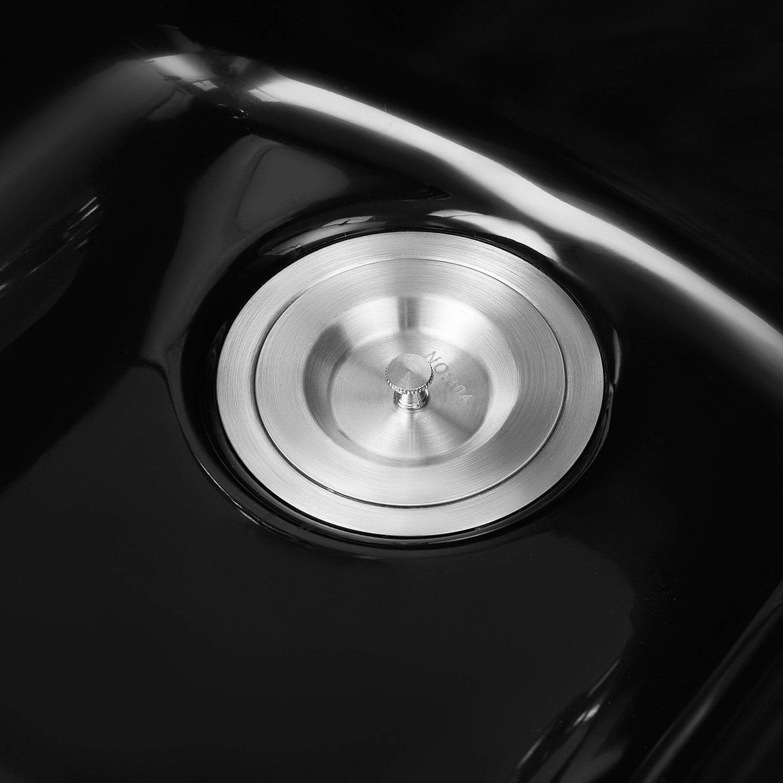 Backwash Sink Station Shampoo Bowl Beauty Spa Salon Hair Barber Equipment Black