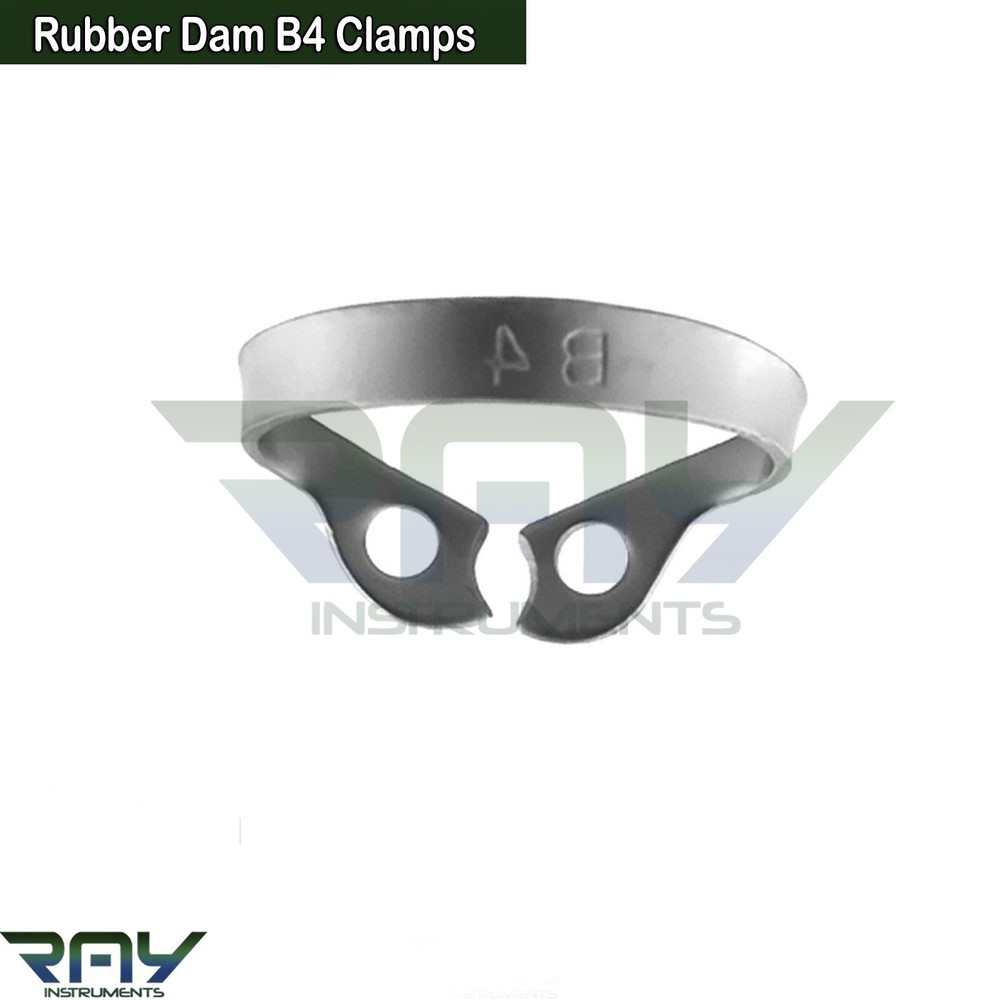 Dental Rubber Dam Instruments B4 Brinker Ivory Clamps Forceps Rubber Dam Frame
