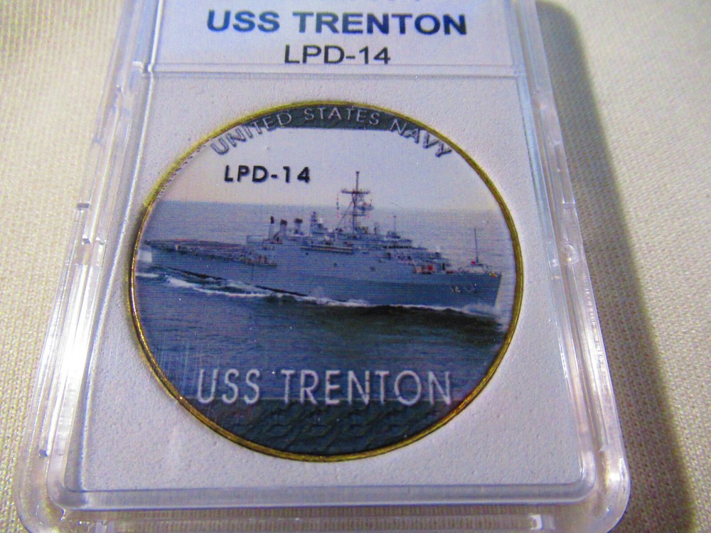 US NAVY - USS Trenton (LPD-14) Challenge Coin
