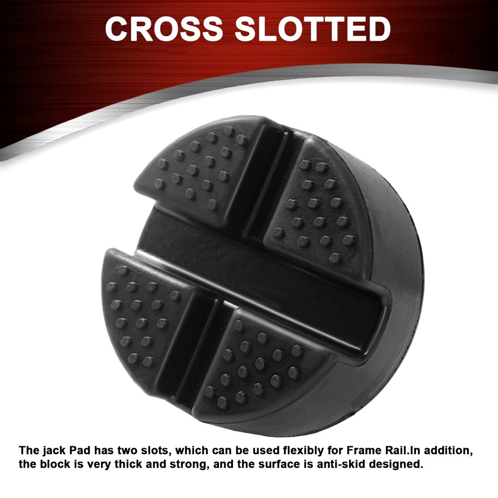Rubber Jack Pad Adapter Lift Tool Stand Pinch Weld Floor Frame Rail Protector US