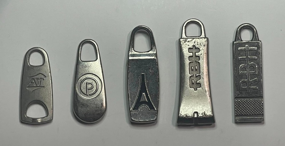 Lot of (5) Luggage Replacement Zipper Pulls